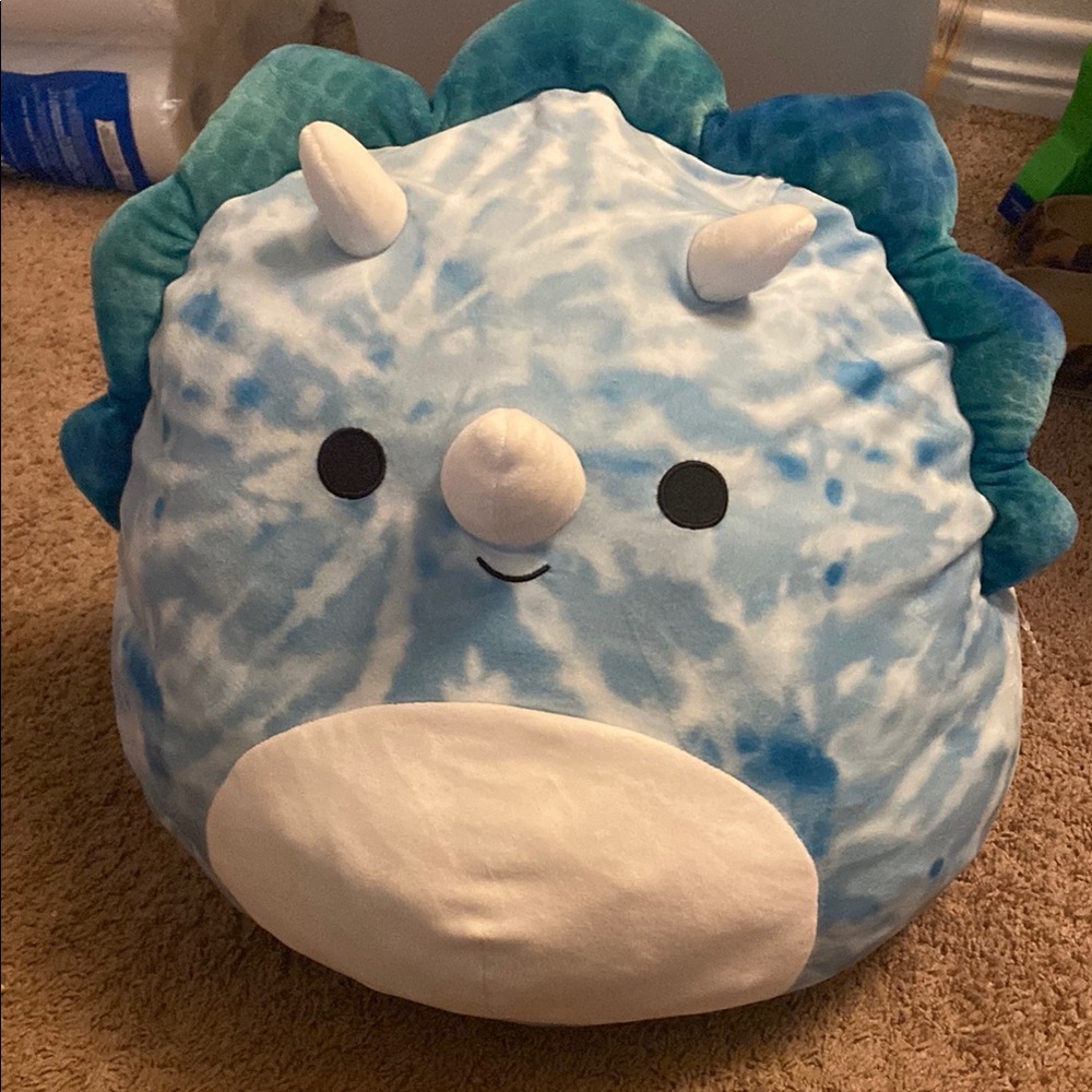 Squishmallows Blue Dinosaur Plush